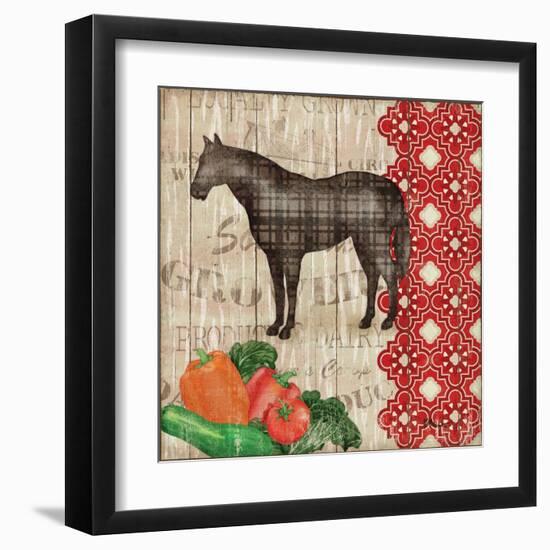 Farmer's Market IV-Paul Brent-Framed Art Print