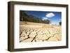 Farmer's watering hole almost dried up during drought 1996-2011, Victoria, Australia. February 2010-Ashley Cooper-Framed Photographic Print