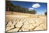 Farmer's watering hole almost dried up during drought 1996-2011, Victoria, Australia. February 2010-Ashley Cooper-Mounted Photographic Print