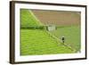 Farmer Surveying His Smallholding in the Fertile Hills of Central Java-Annie Owen-Framed Photographic Print