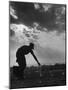 Farmer Watering the Crops-Ed Clark-Mounted Photographic Print