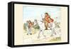 Farmer Went a Trotting on His Gray Mare-Randolph Caldecott-Framed Stretched Canvas