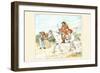 Farmer Went a Trotting on His Gray Mare-Randolph Caldecott-Framed Art Print