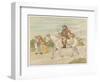 Farmer Went Trotting Upon His Grey Mare Bumpety Bumpety Bump-Randolph Caldecott-Framed Art Print