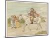 Farmer Went Trotting Upon His Grey Mare Bumpety Bumpety Bump-Randolph Caldecott-Mounted Art Print