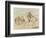 Farmer Went Trotting Upon His Grey Mare Bumpety Bumpety Bump-Randolph Caldecott-Framed Art Print