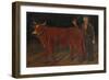 Farmer with Bull, 1916-Niko Pirosmani-Framed Giclee Print