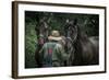 Farmer with Two Horses-Stephen Arens-Framed Photographic Print