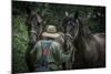 Farmer with Two Horses-Stephen Arens-Mounted Photographic Print