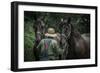 Farmer with Two Horses-Stephen Arens-Framed Photographic Print