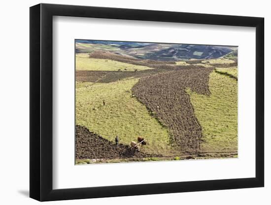 Farmer Working His Field-Gabrielle and Michael Therin-Weise-Framed Photographic Print