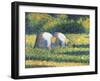 Farmers at Work, 1882-Georges Seurat-Framed Giclee Print