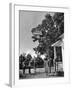 Farmers Family Saluting the Us Flag, During the Drought in Central and South Missouri-John Dominis-Framed Photographic Print