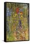 Farmers Garden with Crucifix-Gustav Klimt-Framed Stretched Canvas