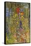 Farmers Garden with Crucifix-Gustav Klimt-Framed Stretched Canvas
