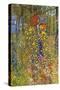 Farmers Garden with Crucifix-Gustav Klimt-Stretched Canvas