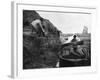 Farmers Gathering Reeds-null-Framed Photographic Print