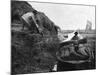 Farmers Gathering Reeds-null-Mounted Photographic Print