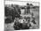 Farmers Having Lunch Brought and Served by Wives During Harvest of Spring Wheat in Wheat Farm-Gordon Coster-Mounted Photographic Print