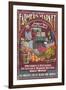 Farmers Market - Vintage Sign-Lantern Press-Framed Art Print