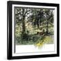 Farmers Picking Apples in the Fall, c.1800-null-Framed Giclee Print