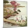 Farmers Planting Tea-null-Mounted Giclee Print