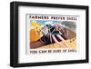 Farmers Prefer Shell-null-Framed Art Print