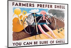 Farmers Prefer Shell-null-Mounted Art Print