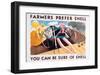 Farmers Prefer Shell-null-Framed Art Print