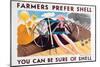 Farmers Prefer Shell-null-Mounted Art Print