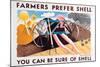 Farmers Prefer Shell-null-Mounted Art Print