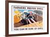 Farmers Prefer Shell-null-Framed Art Print