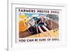 Farmers Prefer Shell-null-Framed Art Print