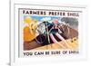 Farmers Prefer Shell-null-Framed Art Print