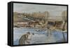 Farmhands fetching Ice, 1927-Fritz Syberg-Framed Stretched Canvas