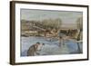 Farmhands fetching Ice, 1927-Fritz Syberg-Framed Giclee Print