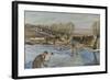 Farmhands fetching Ice, 1927-Fritz Syberg-Framed Giclee Print