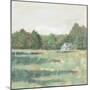 Farmhouse Across the Meadow Pastel-Sue Schlabach-Mounted Art Print