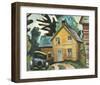 Farmhouse and Car-Prudence Heward-Framed Art Print