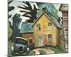 Farmhouse and Car-Prudence Heward-Mounted Art Print