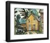 Farmhouse and Car-Prudence Heward-Framed Art Print