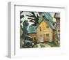 Farmhouse and Car-Prudence Heward-Framed Art Print