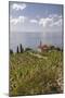 Farmhouse and cultivated fields overlooking the sea, Pomonte, Marciana, Elba Island, Livorno Provin-Roberto Moiola-Mounted Photographic Print