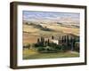 Farmhouse and Cypress Trees in the Early Morning, San Quirico d'Orcia, Tuscany, Italy-Ruth Tomlinson-Framed Photographic Print