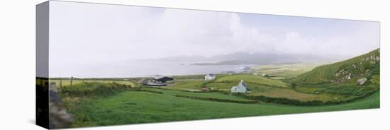 Farmhouse at a Seaside, County Kerry, Munster, Republic of Ireland-null-Stretched Canvas