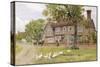 Farmhouse at Brent Eleigh Suffolk-A.r. Quinton-Stretched Canvas