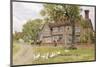 Farmhouse at Brent Eleigh Suffolk-A.r. Quinton-Mounted Art Print