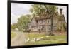 Farmhouse at Brent Eleigh Suffolk-A.r. Quinton-Framed Art Print