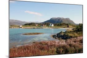 Farmhouse at Gasvaer, Kvalfjord, Troms, North Norway, Norway, Scandinavia, Europe-David Lomax-Mounted Photographic Print