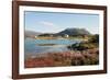 Farmhouse at Gasvaer, Kvalfjord, Troms, North Norway, Norway, Scandinavia, Europe-David Lomax-Framed Photographic Print